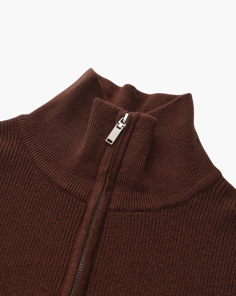 Refined Half-Zip Knit Pullover