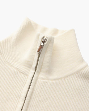 Refined Half-Zip Knit Pullover